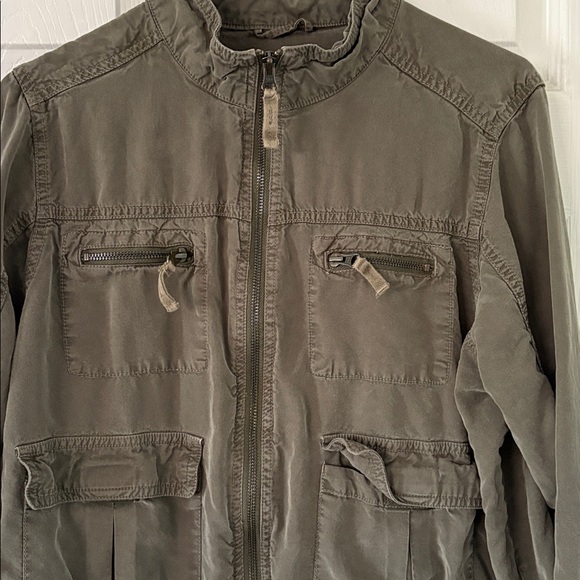 Mossimo Olive Green Utility Jacket XXL Military Style - Picture 3 of 5